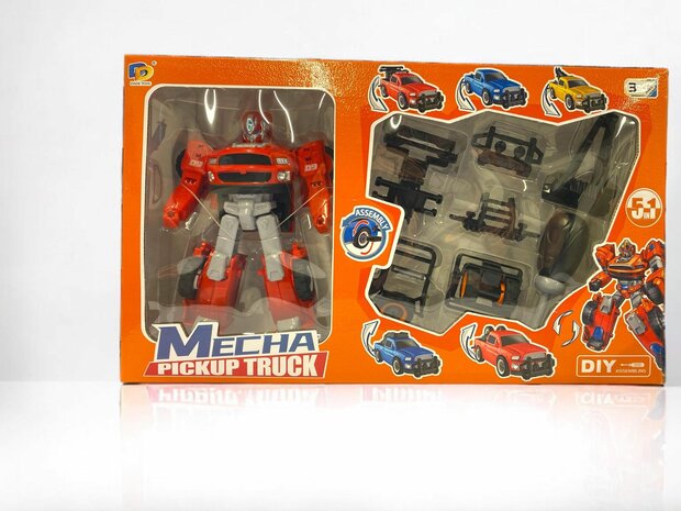 Deformation robot en auto speelgoed Mecha Optimus Prime robot - 2 in 1