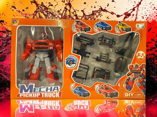 Deformation robot en auto speelgoed Mecha Optimus Prime robot - 2 in 1