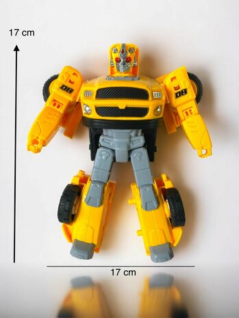 Spielzeug-Deformationsroboter und Auto Mecha Optimus Prime Roboter - DIY - 2 in 1