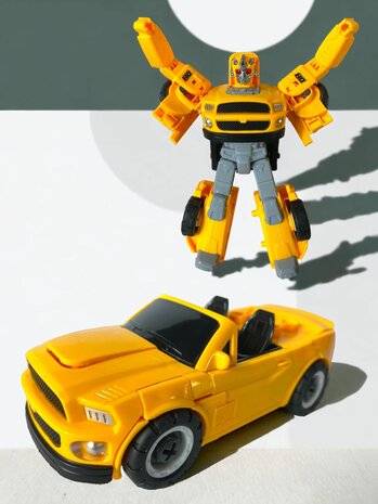 Toy Deformation robot and car Mecha Optimus Prime robot - DIY - 2 in 1