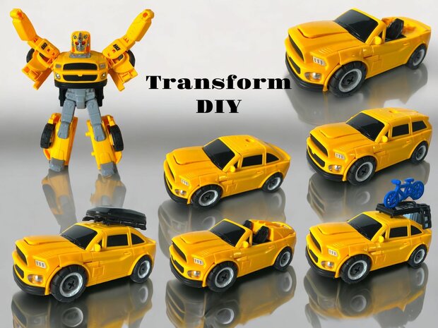 Toy Deformation robot and car Mecha Optimus Prime robot - DIY - 2 in 1