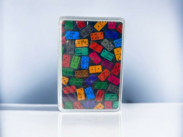 Spielkarte &ndash; 100 % Kunststoff &ndash; HQ-Qualit&auml;t &ndash; wasserfest &ndash; Domino-Druck