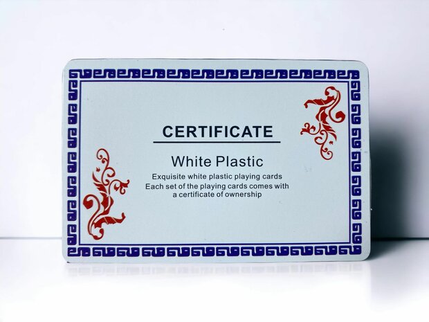 Speelkaart - 100% plastic - HQ kwaliteit - waterdicht  - Ace King print