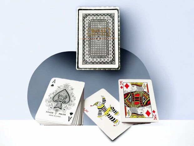 Spielkartenset &ndash; 2er-Pack &ndash; wasserfest &ndash; 100 % Kunststoff &ndash; BOVAL
