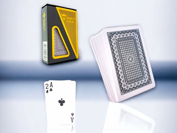 Playing card  - waterproof - 100% plastic - BOHUA GOLD 