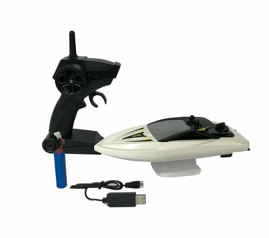 Rc boat H116 - Radiografisch bestuurbaar boot 2.4GHZ - 1:47 geel S