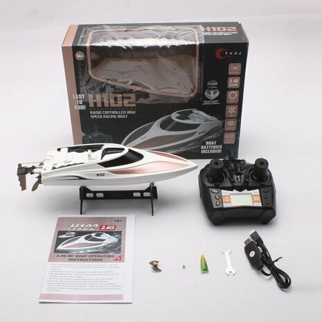 High Speed RC Boot H102 -  2.4GHZ - 20KM.