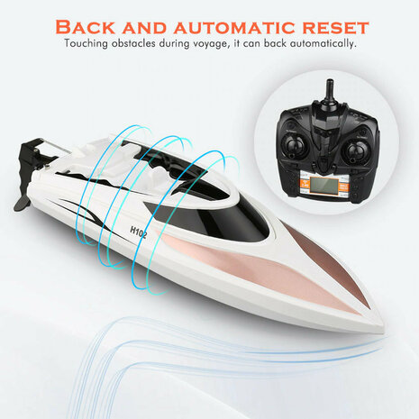 High Speed RC Boot H102 -  2.4GHZ - 20KM.