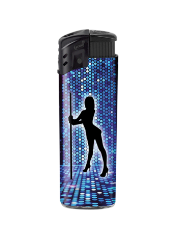 Jetflame lighters - turbo flame - 50 pieces - wind lighter - Pole Dance print