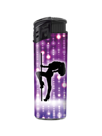 Jetflame lighters - turbo flame - 50 pieces - wind lighter - Pole Dance print