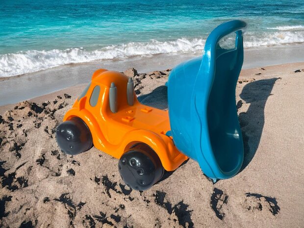 Strandspielzeug Sandset Kipperauto 23 cm - 6-teiliges Strandauto