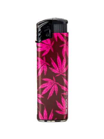 Briquets coupe-vent - flamme turbo - 50 pi&egrave;ces - briquet vent CANNABIS