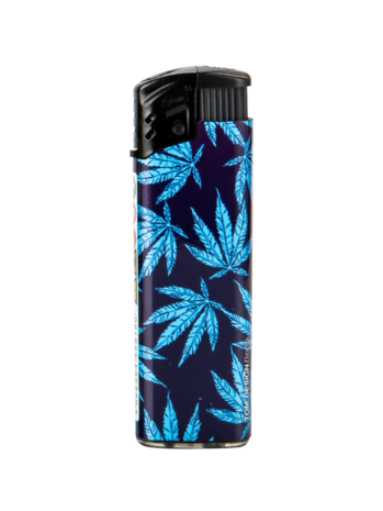 Briquets coupe-vent - flamme turbo - 50 pi&egrave;ces - briquet vent CANNABIS