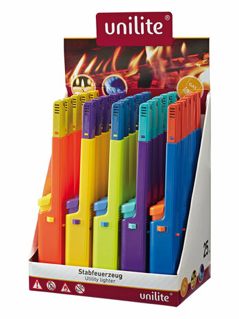 Keukenaanstekers - 25 stuks - bbq aansteker - navulbaar - unilite&reg;