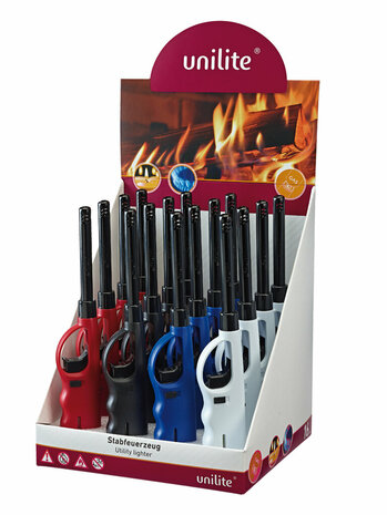 Briquet BBQ - Allume-bougie briquets de cuisine - 16 pi&egrave;ces - rechargeable + 2 gas