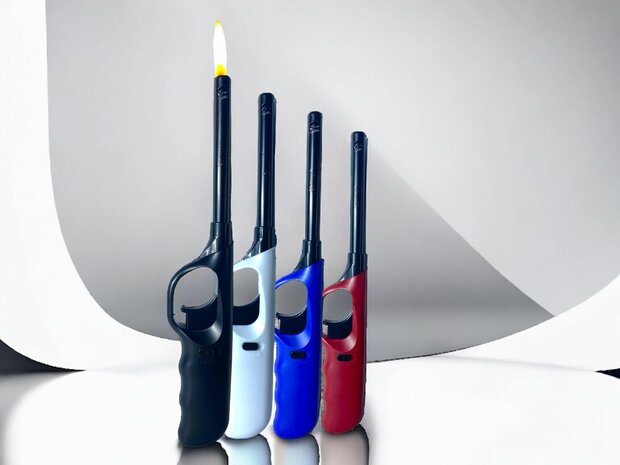 BBQ Lighter - Candle lighter kitchen lighters - 16 pieces - refillable + 2 gas