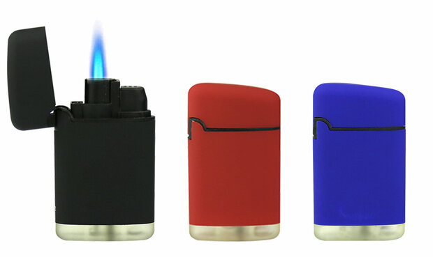 Jet Flame Feuerzeuge &ndash; Windfeuerzeug &ndash; 15 St&uuml;ck im Display &ndash; sanfte Farbe + gas