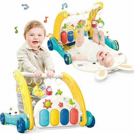 Baby walker + baby mat baby rek - set 2in1 