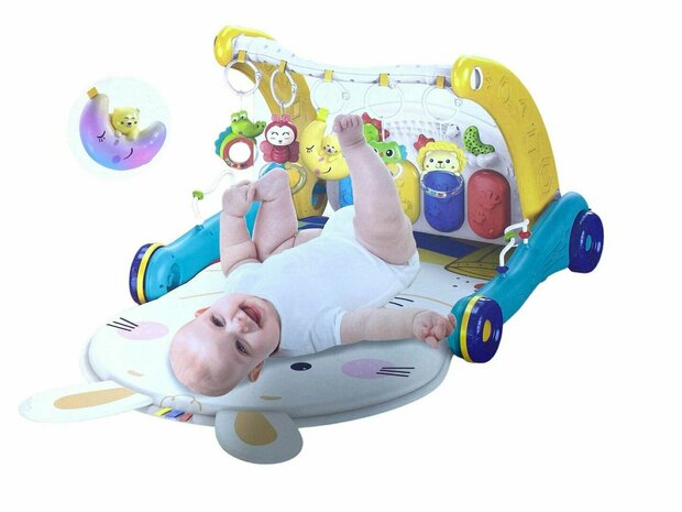 Lauflernhilfe + Babymatte Babygestell - Set 2in1