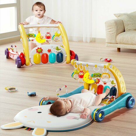 Lauflernhilfe + Babymatte Babygestell - Set 2in1