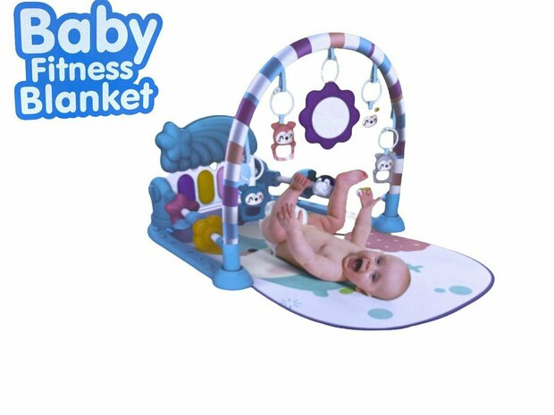 Baby speelmat Baby-fitness deken Viva Kids - Met Speeltjes En Piano - 0 jaar