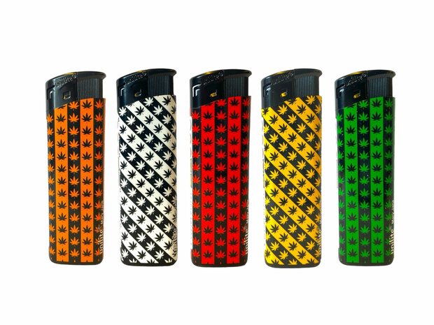 Lighters 50 pieces refillable - electronic lighter with M-7 Mary Jane