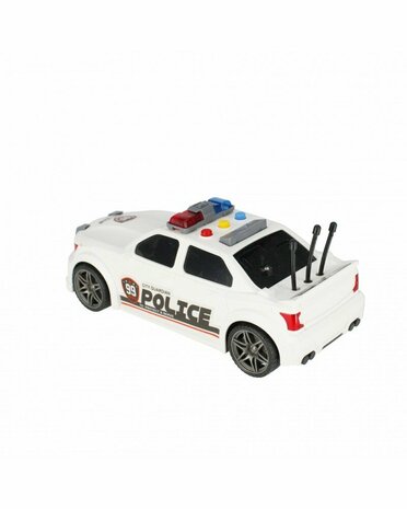 Police car with friction motor sound and light effects 24CM Police car 99 USA