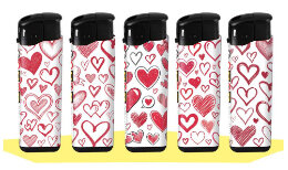 Lighters 50 pieces - refillable - Casino click lighter - Tom - Lighter