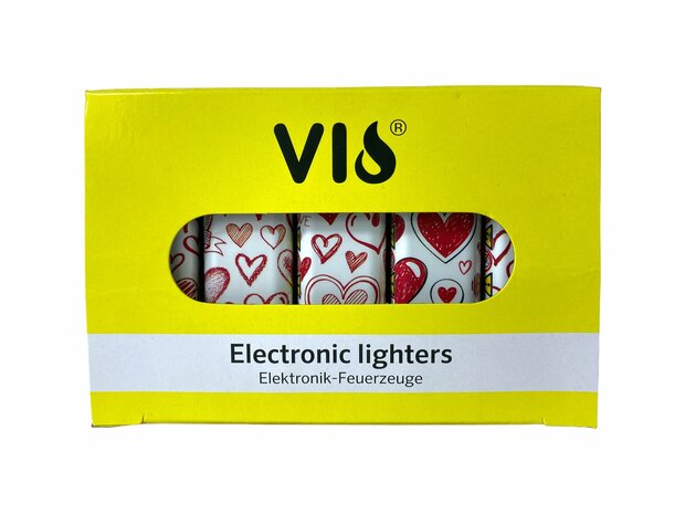 Lighters 50 pieces - refillable - Casino click lighter - Tom - Lighter