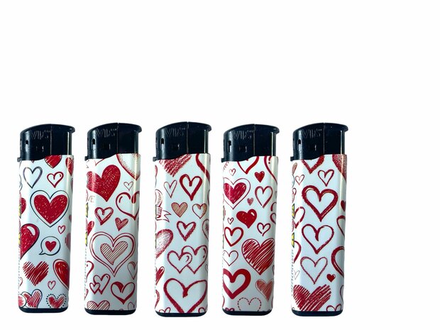 Lighters 50 pieces - refillable - Casino click lighter - Tom - Lighter