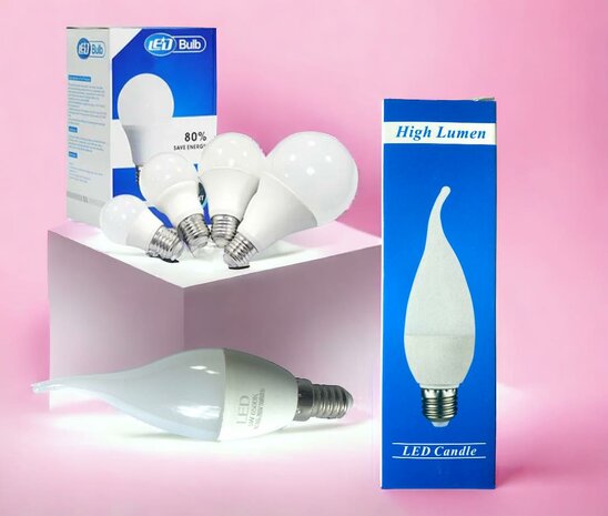 LED verlichting led candle lamp wit licht E14 Energy A