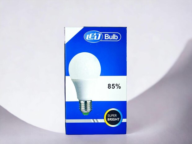 LED verlichting - E27 fitting - 1W vervangt 12W - 6500K daglicht wit Energy A