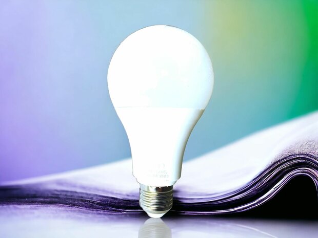 LED verlichting - E27 fitting - 1W vervangt 18W - 6500K daglicht wit Energy A