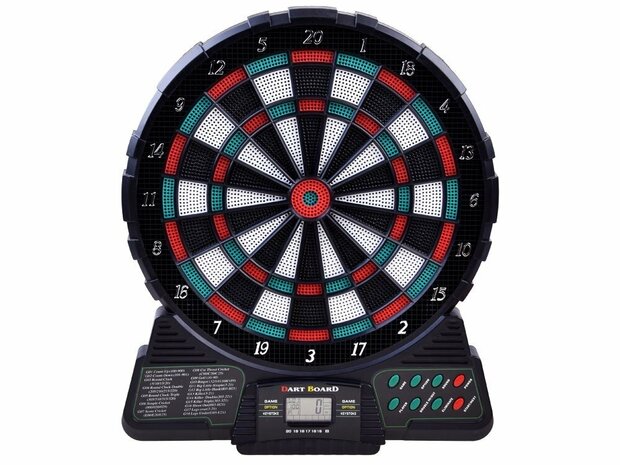 Electronic dartboard - incl. 6 arrows - 36.5 cm