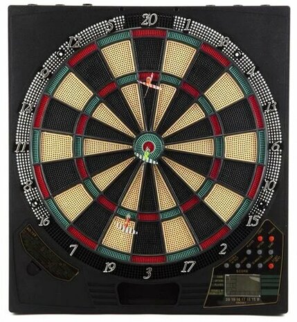 Electronic dartboard - incl. 6 arrows - 21 games - 45 cm