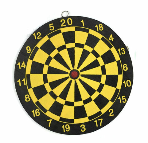 DARTBORD - INCL. 6 DARTS - &Oslash; 36.5 CM