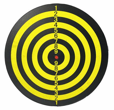 DARTBORD - INCL. 6 DARTS - &Oslash; 36.5 CM