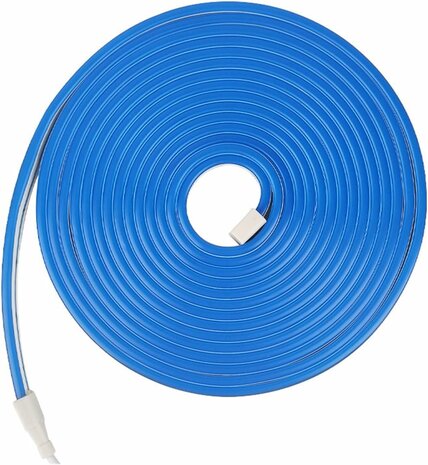 LED-neonlicht - 5m 12V laagspanning 12 mm (Kleur: neutraal Blauw )