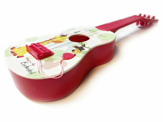 kinder Gitaar - met 4 snaren - Speelgoed Guitar G - 54CM Giraffe