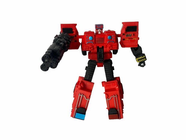 Transform X-Warrior ExtingGuish Flame &nbsp;- robot and car 2in1 Red