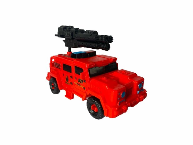 Transform X-Warrior ExtingGuish Flame &nbsp;- robot and car 2in1 Red