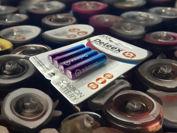 Deleex AAA batterijen R03P 1.5V - 4- stuks in pak
