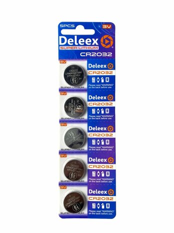  CR2032 3V -  super Lithium - Deleex