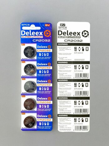  CR2032 3V -  super Lithium - Deleex
