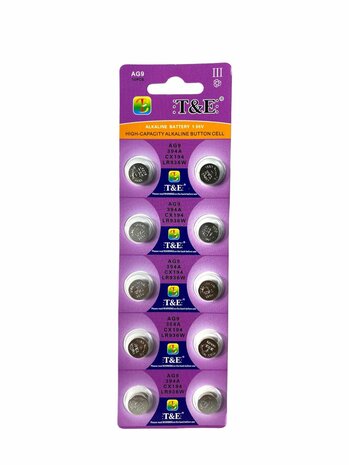 AG 9 / 936A Knopfzellenbatterien Alkaline AG9, LR45, LR936, V394, 936