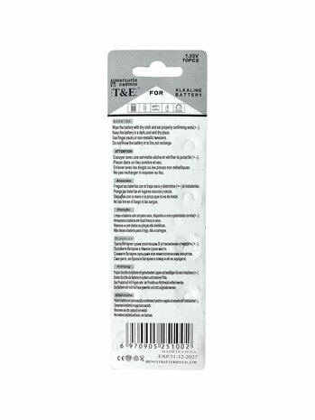 AG 12 / 386A Knoopcel batterijen&nbsp;Alkaline AG12, LR43, V386, 186