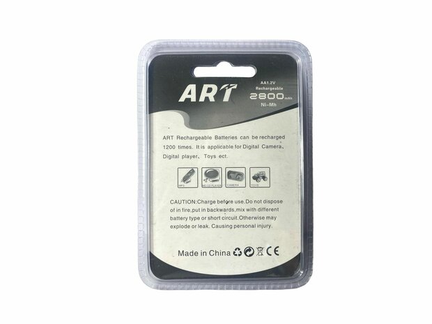 Oplaadbare Batterijen AA 1.2V -2800mah - ART