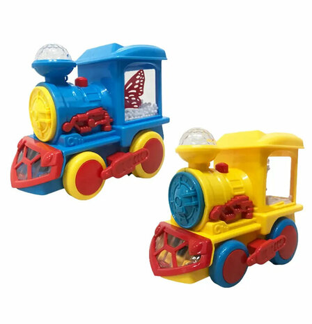 Speelgoed Train Series locomotief - trein met disco lichtjes, geluid en rijdt G
