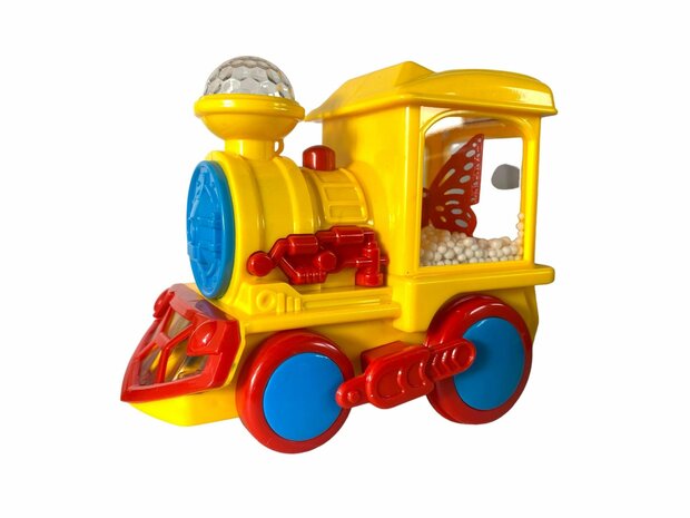 Speelgoed Train Series locomotief - trein met disco lichtjes, geluid en rijdt G