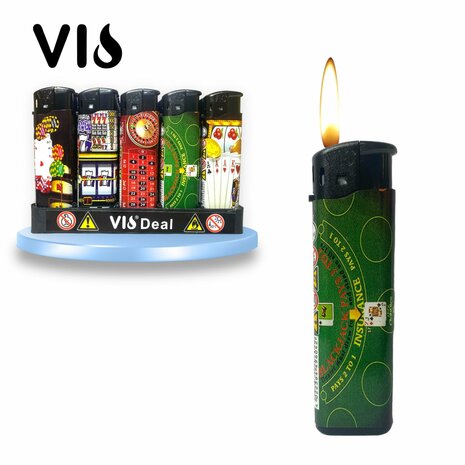 LIGHTERS 50 PIECES - REFILLABLE - CLICK LIGHTER